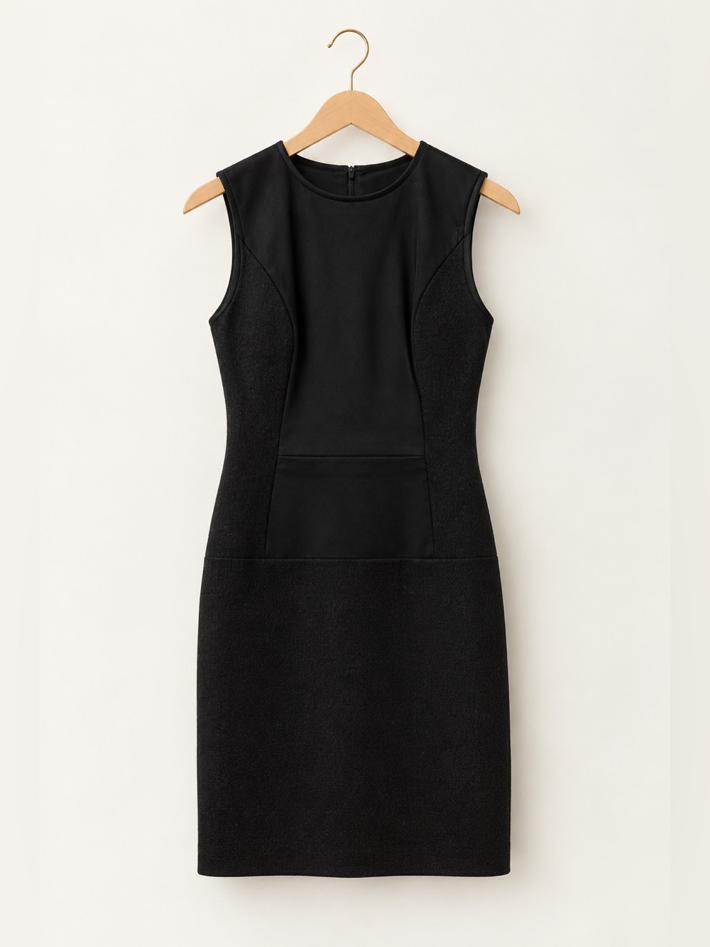Judith & Charles Sleeveless Mini Dress in Black and Charcoal Grey Size 0